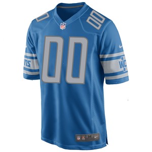 Detroit Lions Nike Custom Game Jersey - Blue