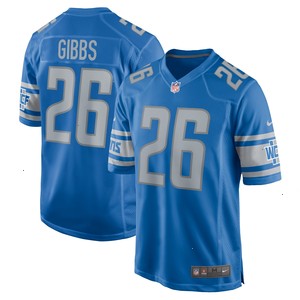Jahmyr Gibbs Detroit Lions Nike 2023 NFL Draft First Round Pick Game Jersey - Blue